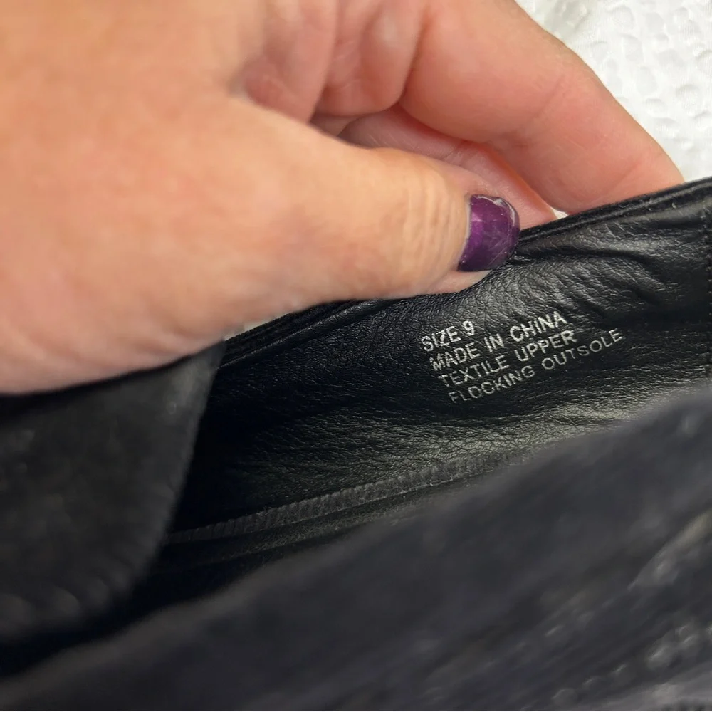 Sbicca 9 Women’s Corduroy Black Loafers EUC - Picture 5 of 8